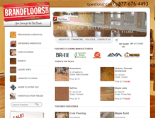 Tablet Screenshot of brandfloors.com